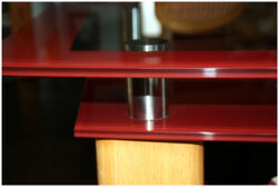 Designglas Glastisch