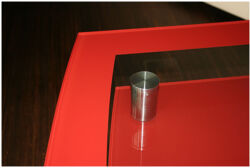 Designglas Glastisch