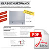 Angebot GLAS - SCHUTZWAND