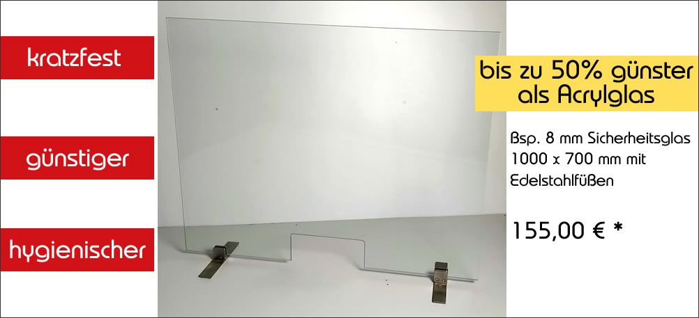 GLAS - SCHUTZWAND GLAS - SCHUTZWAND
